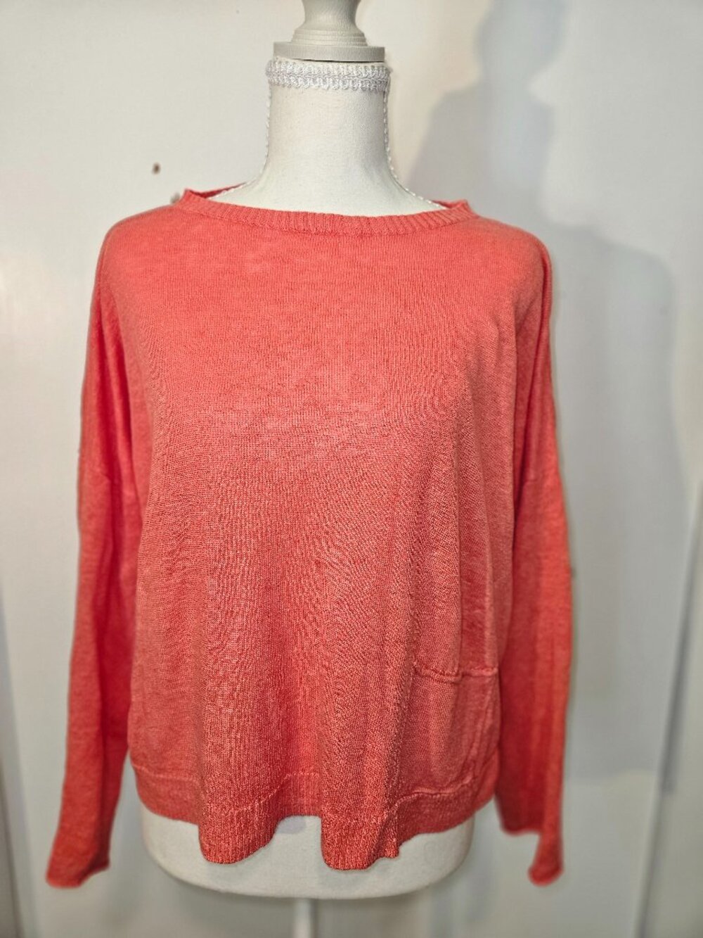 Eileen Fisher Coral Linen